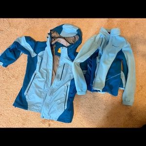 3 in 1 outdoor winter jacket water proof